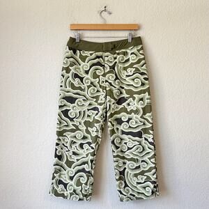 Vintage PATAGONIA PATALOHA Kokawe Capri Pants Olive Swirled Hawaiian